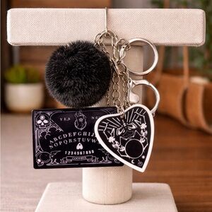 Ouija board keychain purse charm
